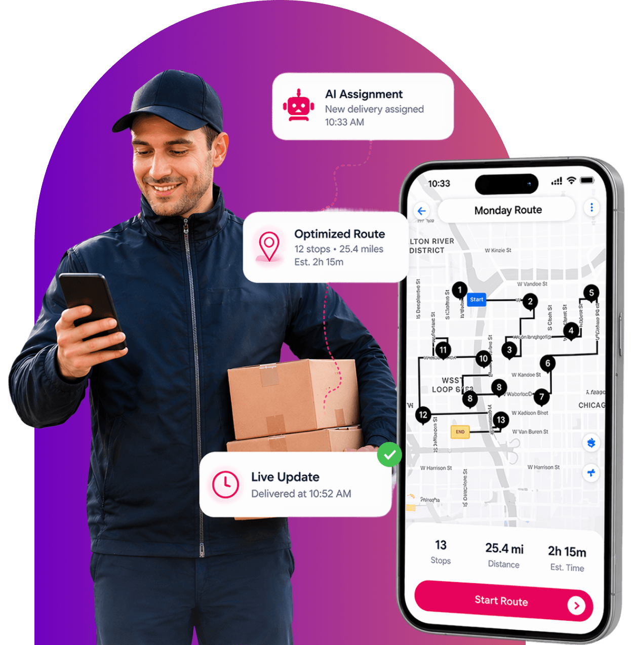 Onfleet Driver Best Delivery Drivers App | Real-Time Routing & Scheduling